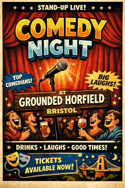Grounded Comedy at Grounded Horfield