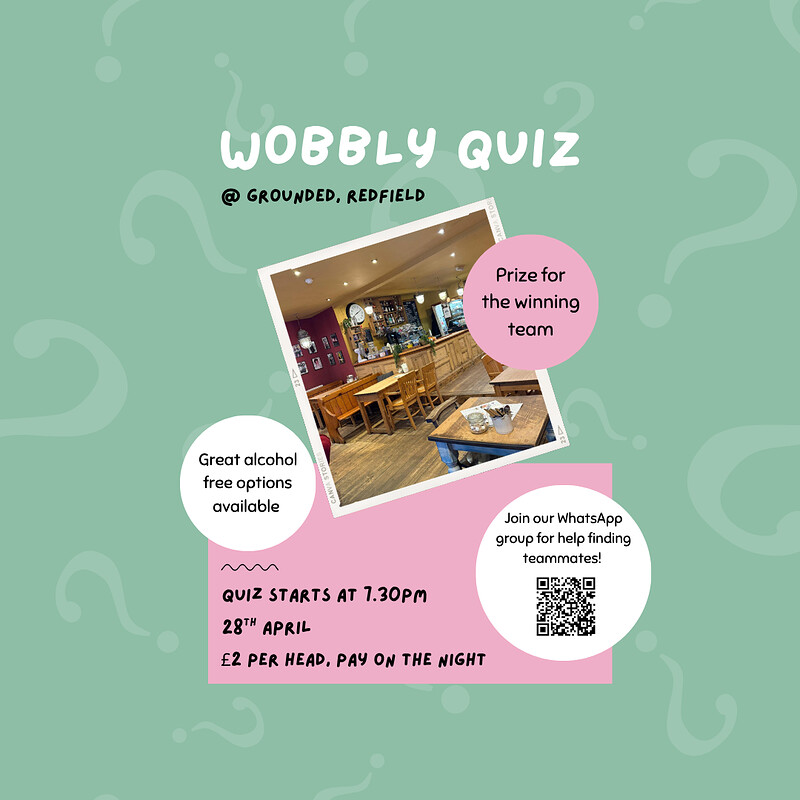 Wobbly Quiz at Grounded Redfield