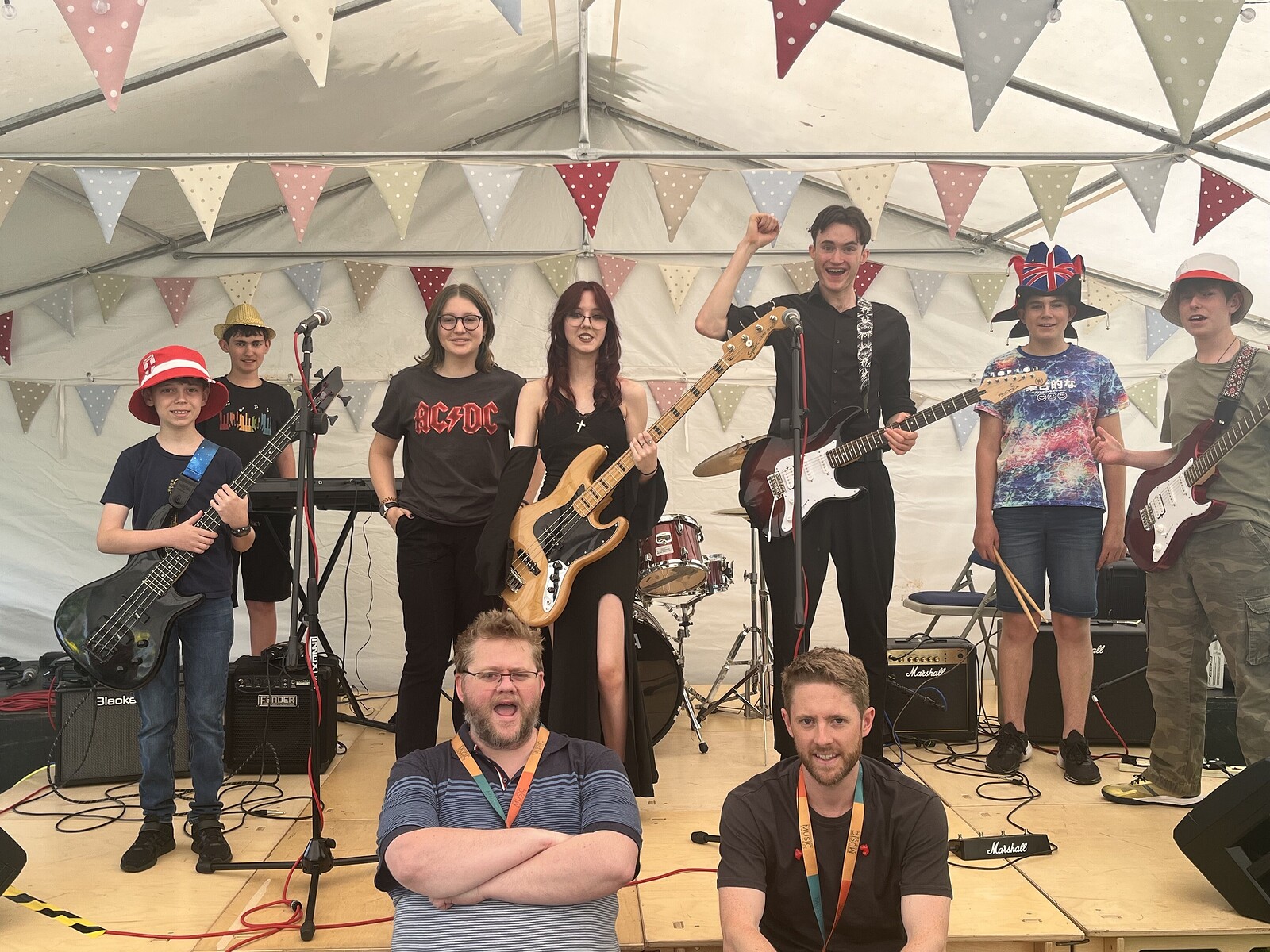 South Glos Rock and Pop School Concert at Ham Farm Cottage