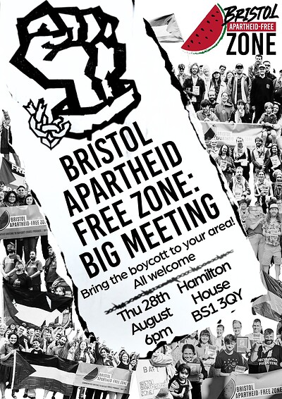 Bristol Apartheid Free Zone Big Meeting at Hamilton House