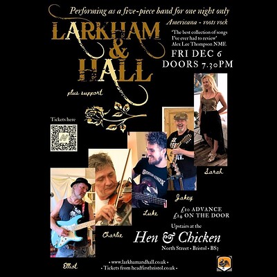 Larkham and Hall plus band at Hen and Chicken