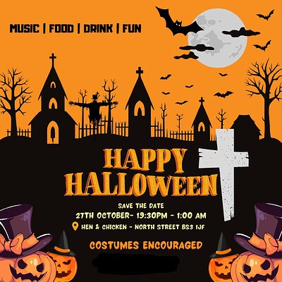 Happy Halloween at Hen & Chicken