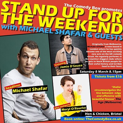 Stand Up For The Weekend with MICHAEL SHAFAR & CO at Hen & Chicken