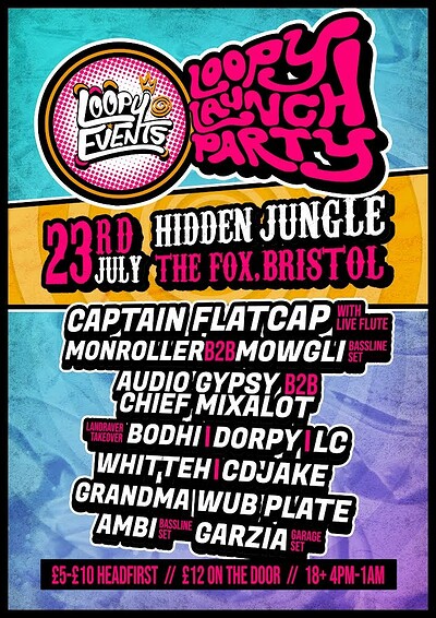 Loopy Launch Party at Hidden Jungle (The Fox)