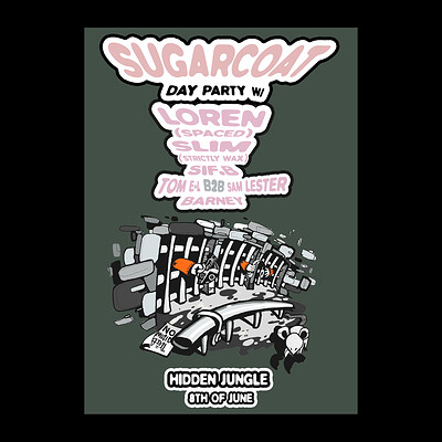 sugarcoat day party w/ Loren & Slim at Hidden Jungle @ The Fox