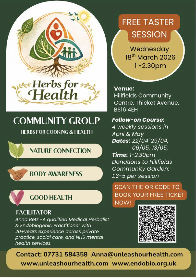Herbs for Health at Hillfields Community Centre, Thicket Avenue