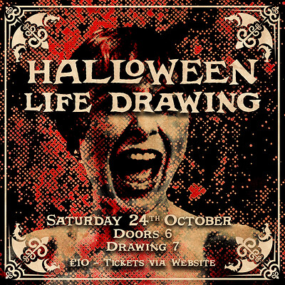 Halloween Life Drawing at HOARD
