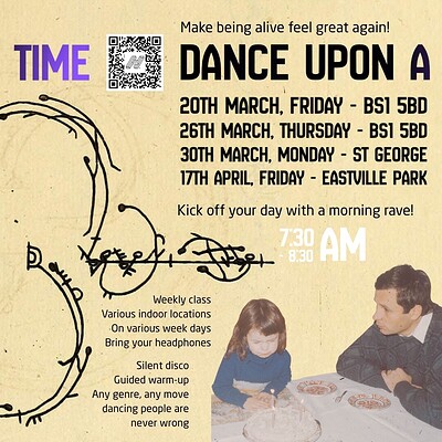 Dance Upon a Time at HOURS, 10 Colston Yard, BS1 5BD