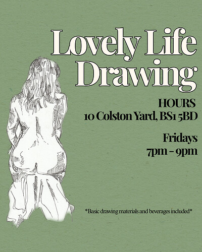 Lovely Life Drawing at Hours Space