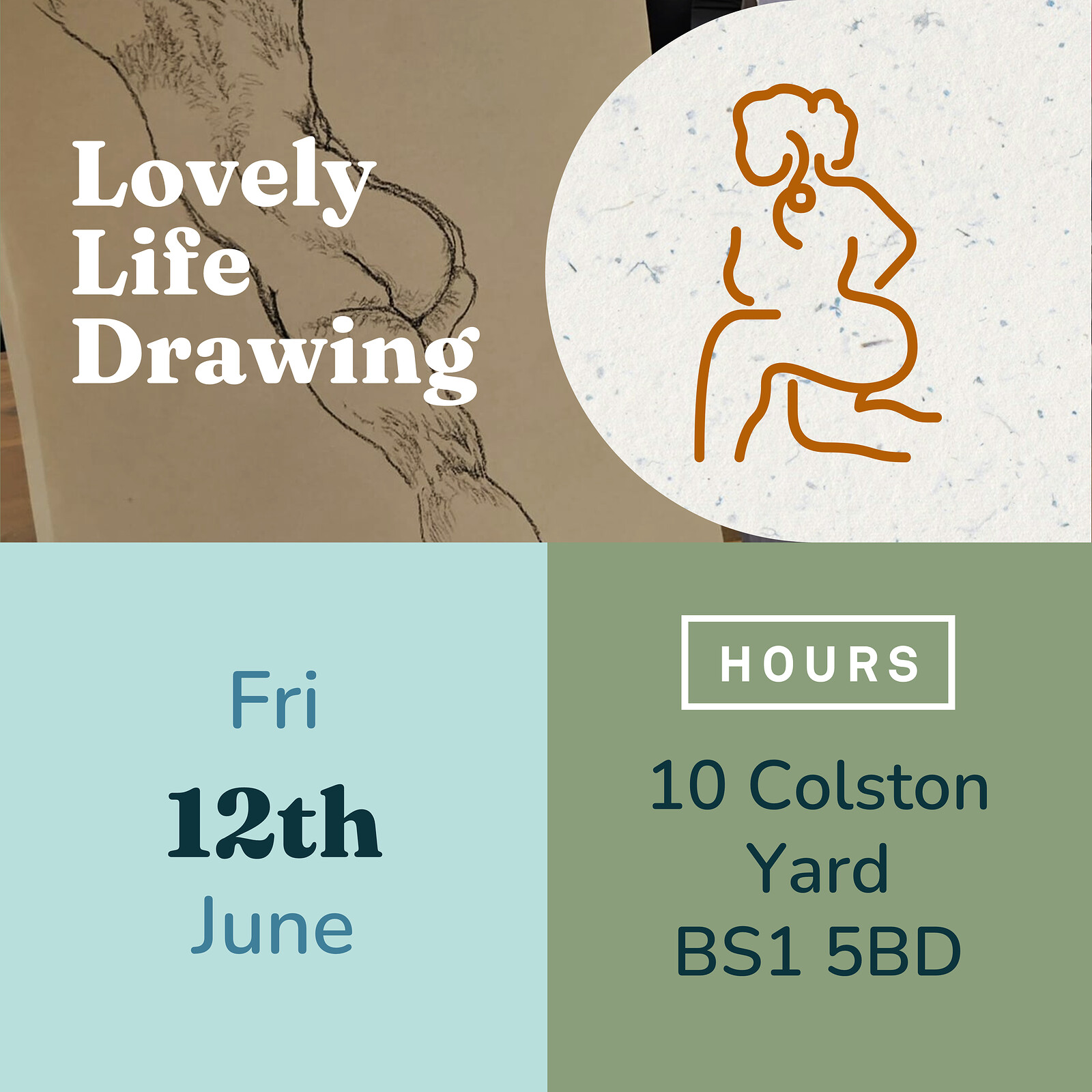 Lovely Life Drawing is BACK BABY at HOURS