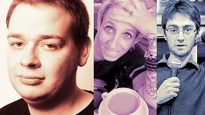 Matt Rees, Vicky Chapman, Riordan DJ + G at How Lazy Is He? Comedy Night at the Lazy Dog