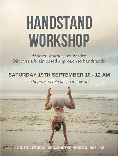 Handstand Workshop at Intra- Studio BS3 4AZ