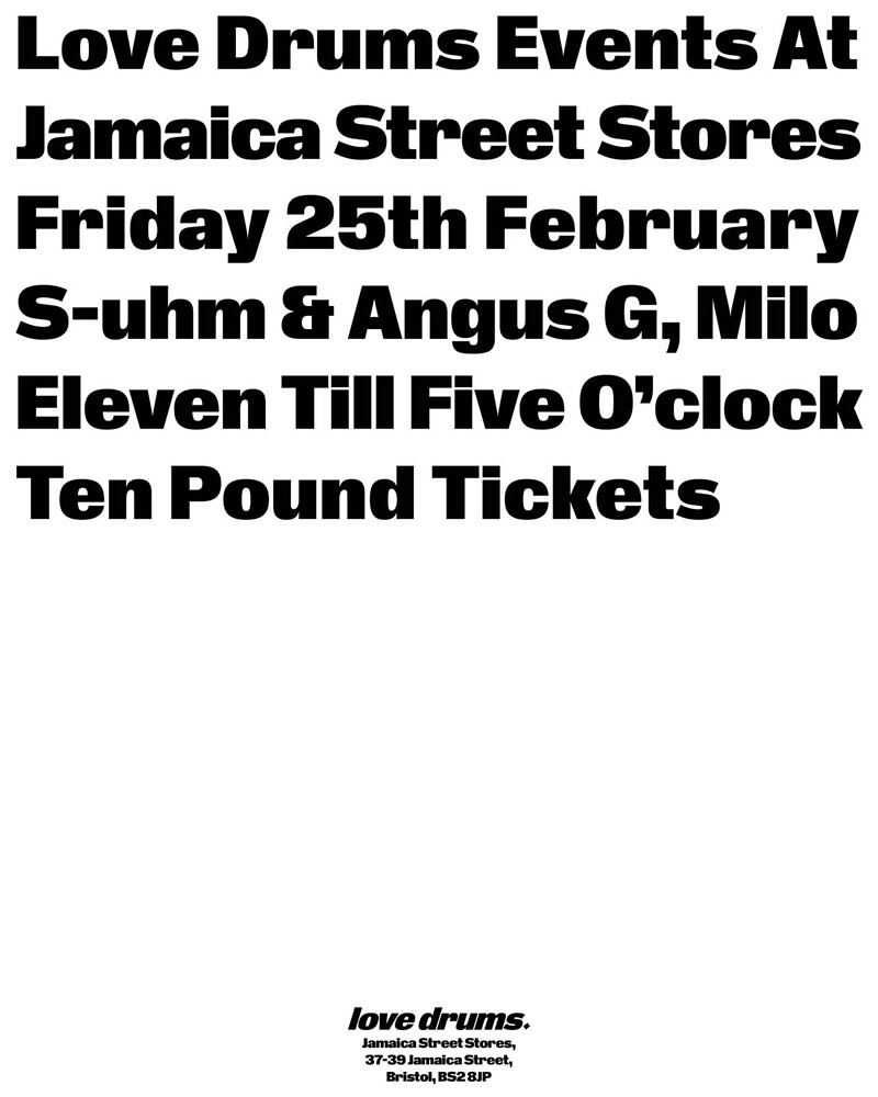 Love Drums at Jamaica Street Stores at Jamaica Street Stores