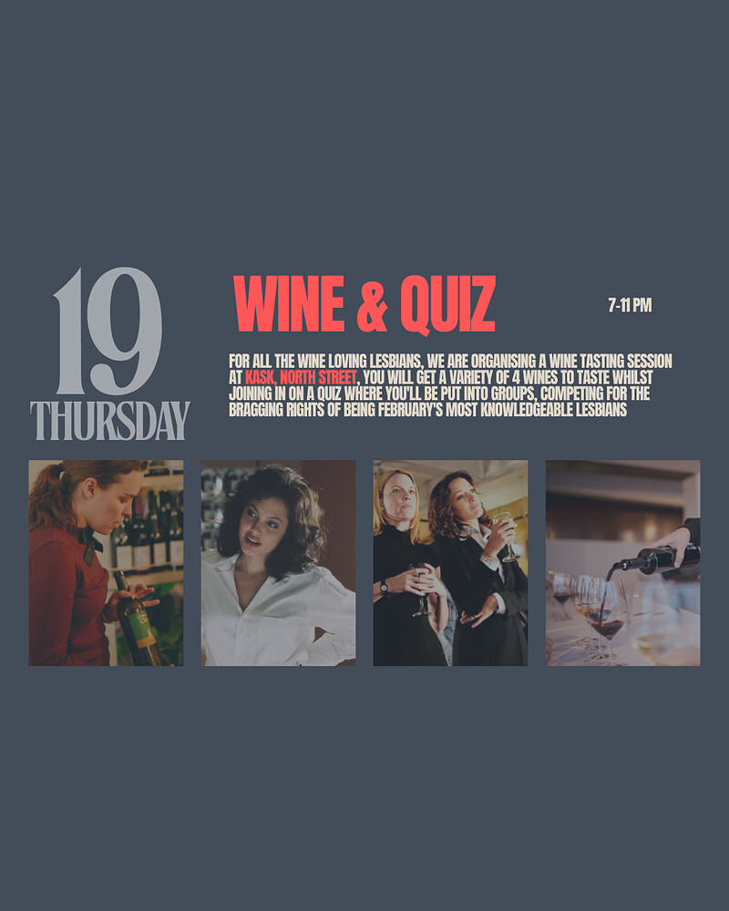 Lesbian Wine & Quiz at Kask