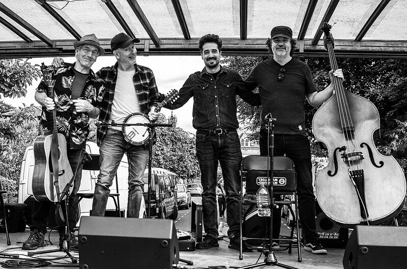 Henry Slim string band at Kingsdown Vaults