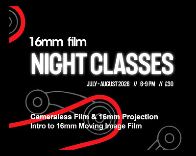 16mm Film Night Classes - Cameraless Film & 16mm Projection at KIT FORM
