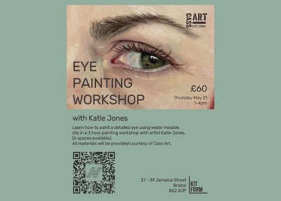 Eye Painting Workshop in Water Mixable Oils at KIT FORM