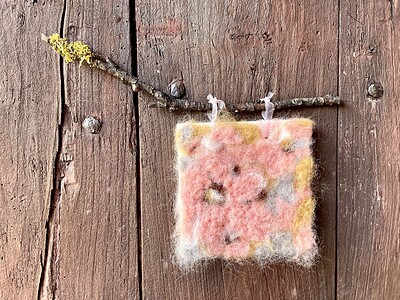 Force of Nature wall tapestry workshop at KIT FORM