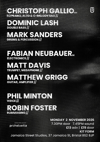Gallio / Lash / Sanders • Neubauer / Davis / Grigg • Minton / Foster at KIT FORM