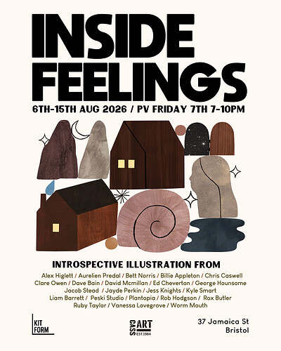 Inside Feelings - Opening night at KIT FORM