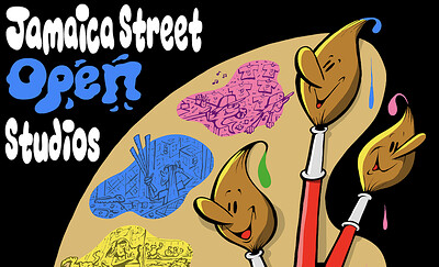 Jamaica Street Studios - Open Studios '25 - launch night at KIT FORM