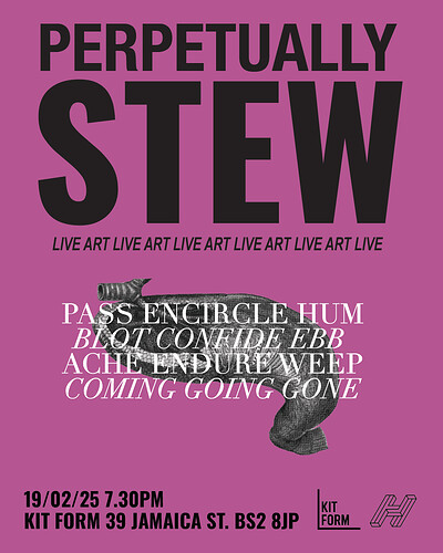 Perpetually Stew at KIT FORM