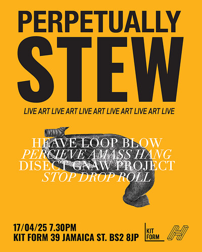 Perpetually Stew at KIT FORM