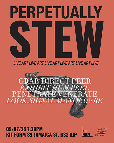 Perpetually Stew at KIT FORM