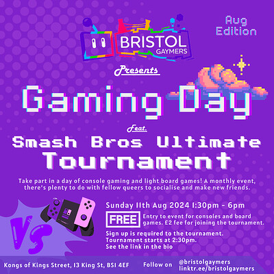 Gaming Day feat Smash Bros. Ultimate Tournament at Kongs of King Street
