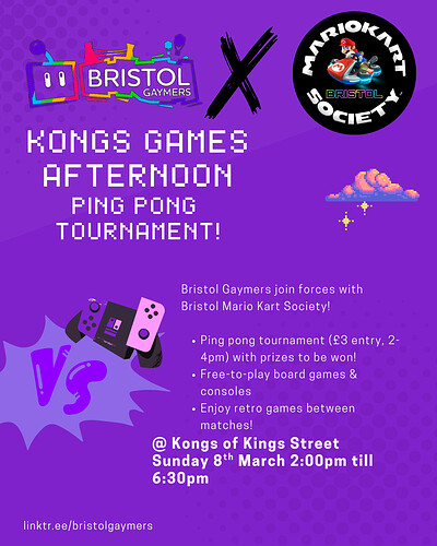 Kongs Games Afternoon X Ping Pong Tournament at Kongs
