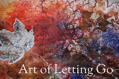 Art of Letting Go: Painting with Powder Paints and Leaves at L'Étoile Studio