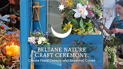 Beltane Nature Ceremony: Create Floral Crowns and Seasonal Cones at L'Étoile Studio