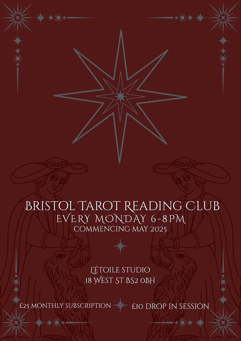 Bristol Tarot Reading Club - New at L'Étoile Studio