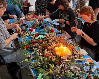 Mabon Ceremony and Nature Crafts Workshop. The Harvest Decorations at L'Étoile Studio