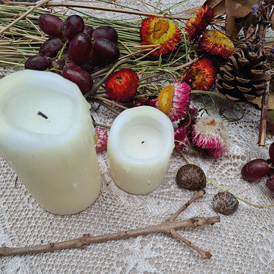 Mabon Equinox Ceremony: The Harvest Decorations. Nature Crafts Workshop at L'Étoile Studio