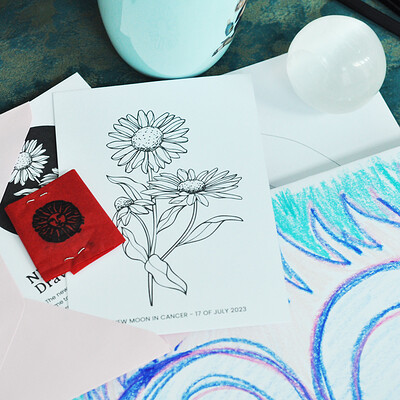 New Moon Drawing Circle - Drawing to Manifest at L'Étoile Studio