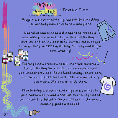 Unfine Art Club: Textile Time at L'Étoile Studio