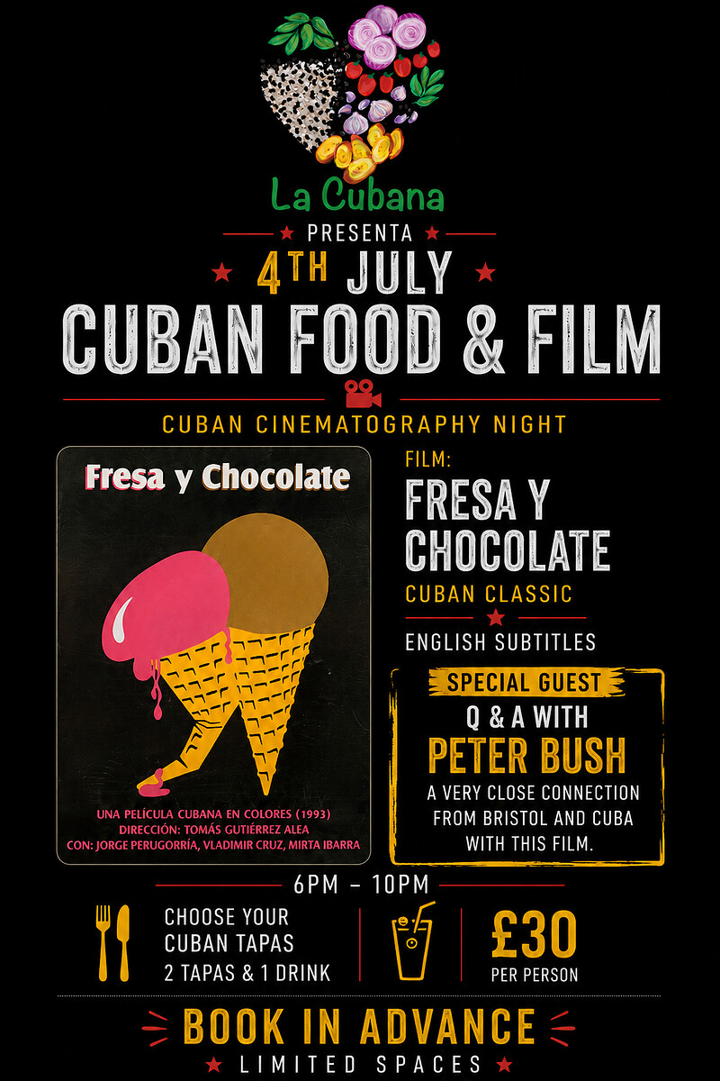 Cuban Food & Film at La Cubana