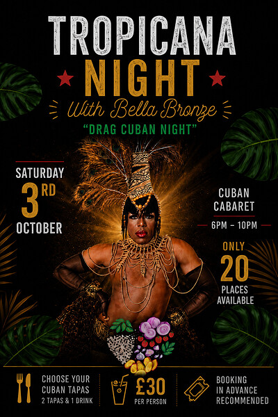 Tropicana Night featuring "Bella Bronze" at La Cubana