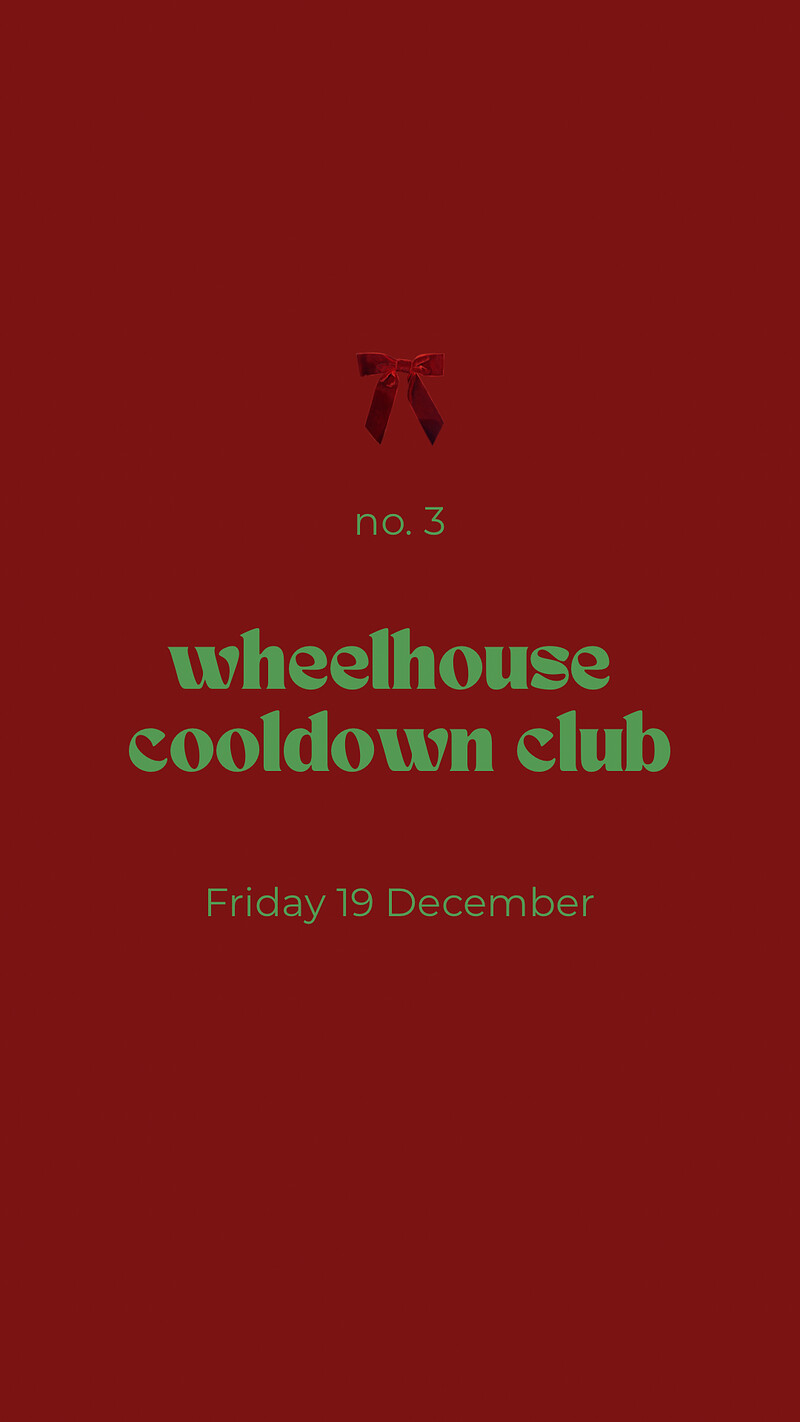 Wheelhouse Cooldown Club: Christmas Edition at La Vignoble