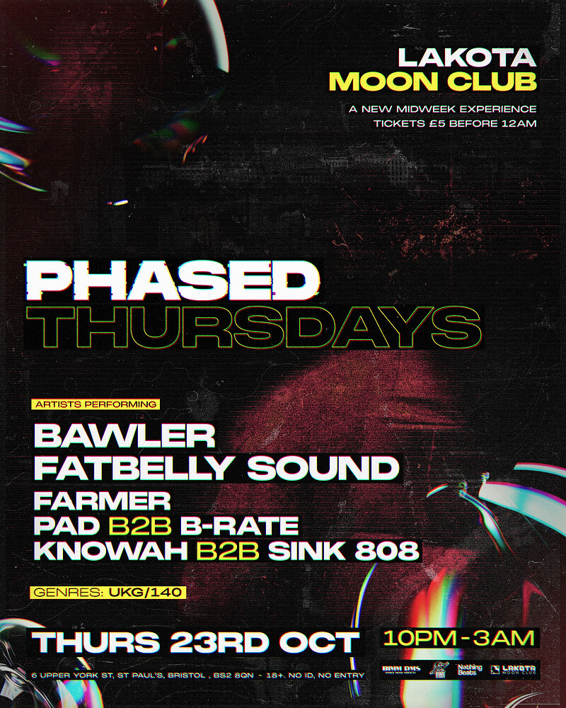Phased Thursdays: Bawler & FatBelly Sounds at Lakota Moon Club