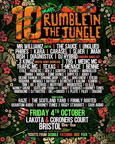 10 years of Rumble in the jungle at Lakota