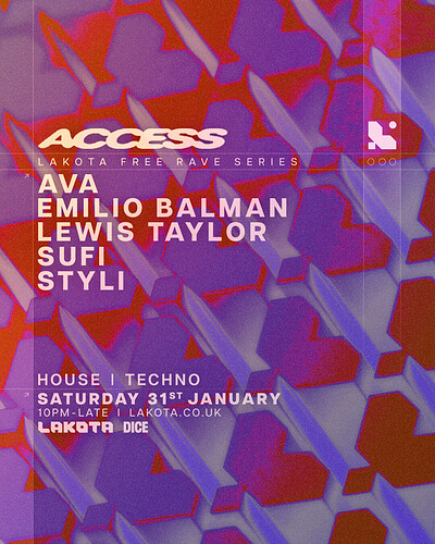 ACCESS: House & Techno Rave at Lakota