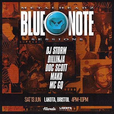 Alternate & Lakota Present Metalheadz Blue Note Sessions at Lakota