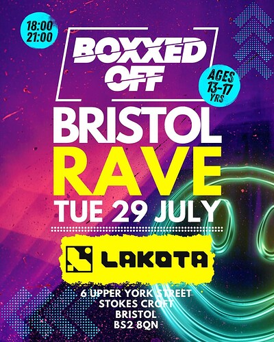 Boxxed Off Rave at Lakota