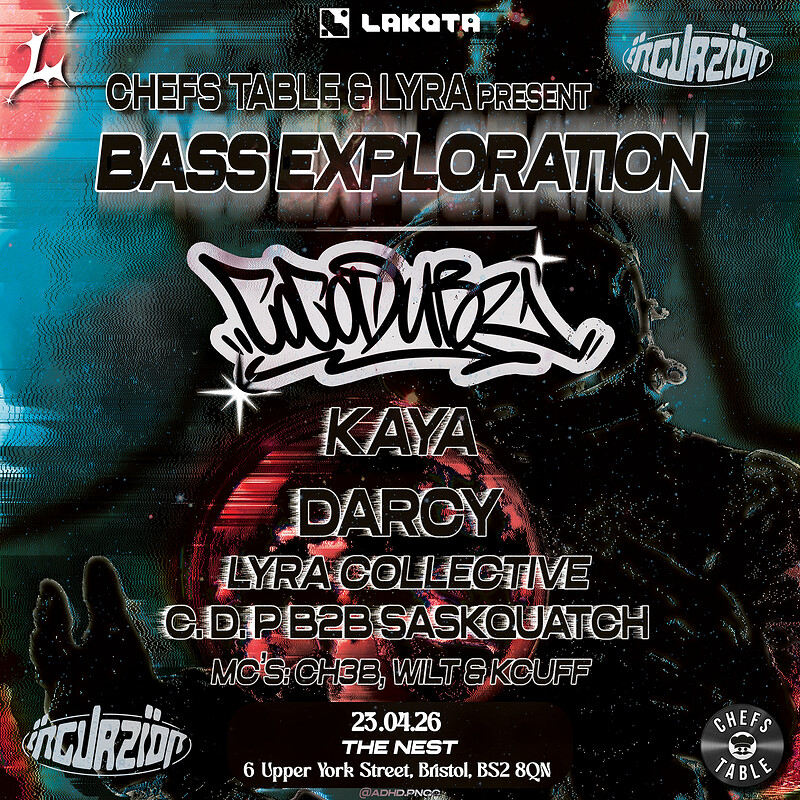 Chefs Table x Lyra presents Bass Exploration at Lakota