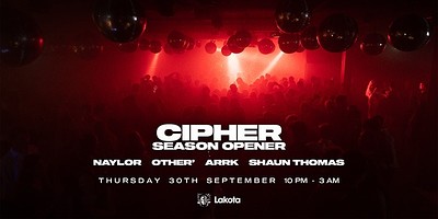 Cipher: Season Opener at Lakota