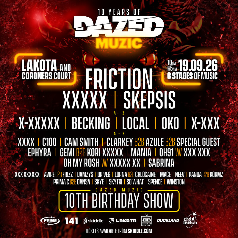 Dazed Muzic 10th Birthday ft Friction at Lakota