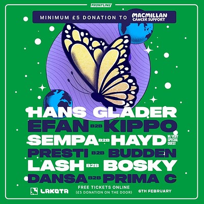 FRONTLINE x MacMillan - Hans Glader, Efan, Kippo, Sempa, + MORE at Lakota