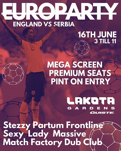 Guiste x Lakota present: EURO'S PARTY at Lakota